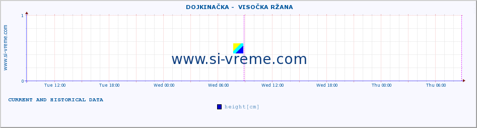  ::  DOJKINAČKA -  VISOČKA RŽANA :: height |  |  :: last two days / 5 minutes.