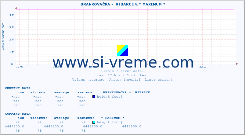  ::  BRANKOVAČKA -  RIBARCE & * MAXIMUM * :: height |  |  :: last day / 5 minutes.