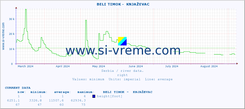  ::  BELI TIMOK -  KNJAŽEVAC :: height |  |  :: last year / one day.