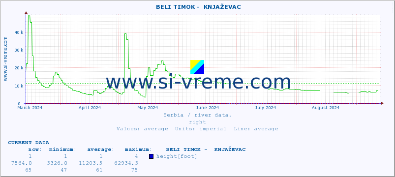  ::  BELI TIMOK -  KNJAŽEVAC :: height |  |  :: last year / one day.