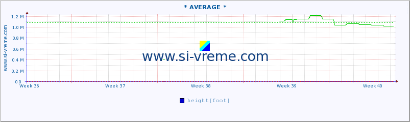  :: * AVERAGE * :: height |  |  :: last month / 2 hours.