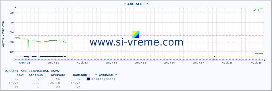  :: * AVERAGE * :: height |  |  :: last two months / 2 hours.